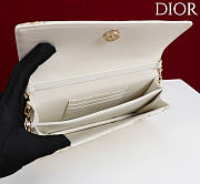Kitlife Dior Embroidered Butterfly Bag Bag White 21x11.5x4cm - 6