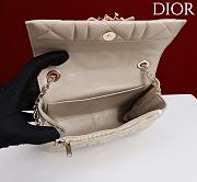 Kitlife Dior My Tender Dior Top Handle Mini Chain Bag Beige 19x12x4cm  - 3