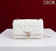 Kitlife Dior My Tender Dior Top Handle Mini Chain Bag White 19x12x4cm  - 1