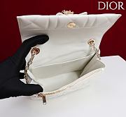 Kitlife Dior My Tender Dior Top Handle Mini Chain Bag White 19x12x4cm  - 6