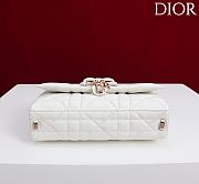 Kitlife Dior My Tender Dior Top Handle Mini Chain Bag White 19x12x4cm  - 5