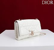 Kitlife Dior My Tender Dior Top Handle Mini Chain Bag White 19x12x4cm  - 4