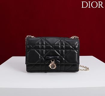 Kitlife Dior My Tender Dior Top Handle Mini Chain Bag Black 19x12x4cm 