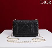 Kitlife Dior My Tender Dior Top Handle Mini Chain Bag Black 19x12x4cm  - 3