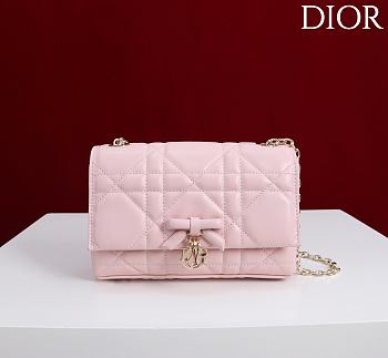 Kitlife Dior My Tender Dior Top Handle Mini Chain Bag Pink 19x12x4cm 