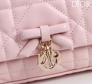 Kitlife Dior My Tender Dior Top Handle Mini Chain Bag Pink 19x12x4cm  - 6