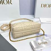 Kitlife Dior Miss Caro Diorling Mini Bag with Chain Beige 19x17x7cm - 6