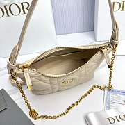 Kitlife Dior Miss Caro Diorling Mini Bag with Chain Beige 19x17x7cm - 5
