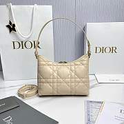 Kitlife Dior Miss Caro Diorling Mini Bag with Chain Beige 19x17x7cm - 4