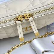 Kitlife Dior Miss Caro Diorling Mini Bag with Chain Beige 19x17x7cm - 3
