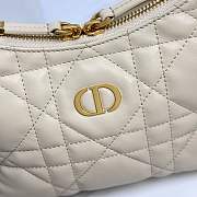 Kitlife Dior Miss Caro Diorling Mini Bag with Chain Beige 19x17x7cm - 2