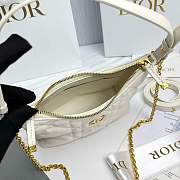 Kitlife Dior Miss Caro Diorling Mini Bag with Chain White 19x17x7cm - 6