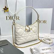 Kitlife Dior Miss Caro Diorling Mini Bag with Chain White 19x17x7cm - 3