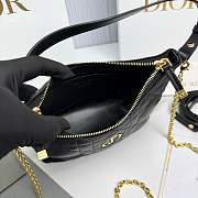 Kitlife Dior Miss Caro Diorling Mini Bag with Chain Black 19x17x7cm  - 5