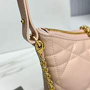 Kitlife Dior Miss Caro Diorling Mini Bag with Chain Pink 19x17x7cm - 6