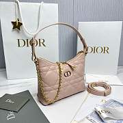 Kitlife Dior Miss Caro Diorling Mini Bag with Chain Pink 19x17x7cm - 3