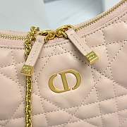 Kitlife Dior Miss Caro Diorling Mini Bag with Chain Pink 19x17x7cm - 2