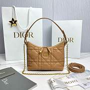 Kitlife Dior Miss Caro Diorling Mini Bag with Chain Brown 19x17x7cm  - 1