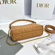 Kitlife Dior Miss Caro Diorling Mini Bag with Chain Brown 19x17x7cm  - 5