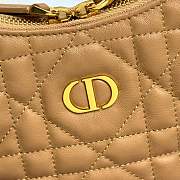 Kitlife Dior Miss Caro Diorling Mini Bag with Chain Brown 19x17x7cm  - 3