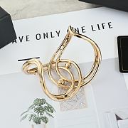Kitlife Chanel Openwork Teardrop Crystal Bangle - 5