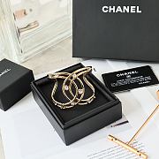 Kitlife Chanel Openwork Teardrop Crystal Bangle - 4