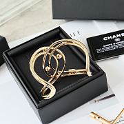 Kitlife Chanel Openwork Teardrop Crystal Bangle - 2