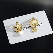 Kitlife Dior CD Logo, Pearls, Starfish, & Seashells Earrings  - 1