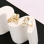Kitlife Chanel Camellia Stud Earrings Gold - 5