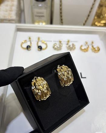 Kitlife Chanel 26P Hoop Earrings Gold