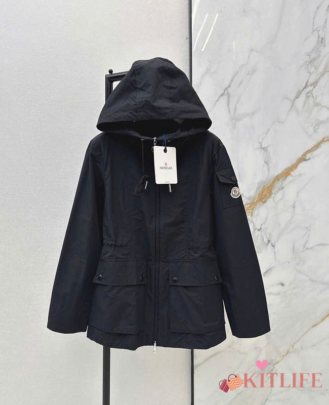 Kitlife Moncler Leandro Hooded Parka Black - 1