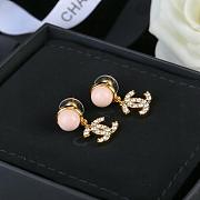 Kitlife Chanel Pink Pearl Earrings  - 5
