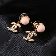 Kitlife Chanel Pink Pearl Earrings  - 2
