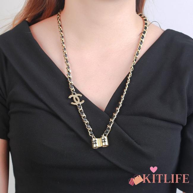 Kitlife Chanel Necklace Black Chain - 1