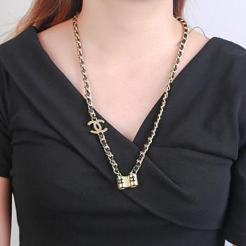 Kitlife Chanel Necklace Black Chain