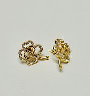 Kitlife Dior CD Shiny Clover Earrings - 3