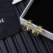 Kitlife Celine Arc de Triomphe Asymmetrical Heart Earrings Silver / Gold - 6
