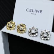 Kitlife Celine Square Letter Stud Earrings With Full Diamonds Gold / Silver  - 1