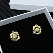 Kitlife Celine Square Letter Stud Earrings With Full Diamonds Gold / Silver  - 6