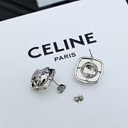 Kitlife Celine Square Letter Stud Earrings With Full Diamonds Gold / Silver  - 5