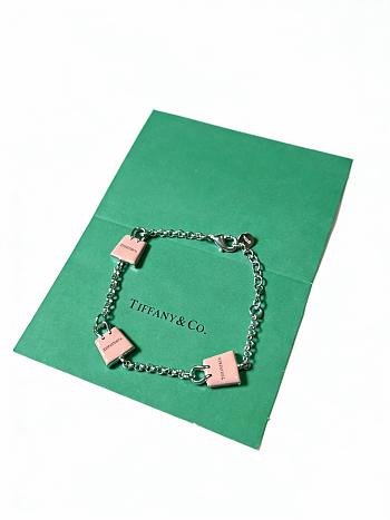 Kitlife Tiffany & Co. Pink Lock Bracelet Silver
