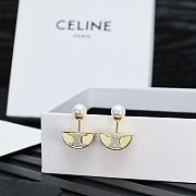 Kitliffe Celine Arc de Triomphe Sailboat Pearl Earrings - 1