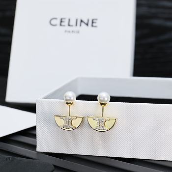 Kitliffe Celine Arc de Triomphe Sailboat Pearl Earrings