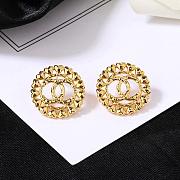 Kitlife Chanel CC Logo Earrings Gold - 1