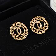 Kitlife Chanel CC Logo Earrings Gold - 6