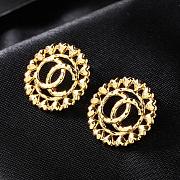Kitlife Chanel CC Logo Earrings Gold - 3