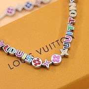 Kitlife Louis Vuitton Monogram Party Rainbow Charm Necklace - 3