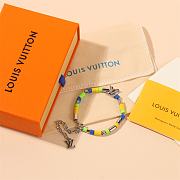 Kitlife Louis Vuitton Metal Resin LV Sunrise Bead Bracelet Multicolor - 6