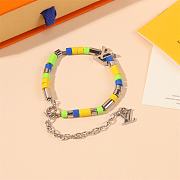 Kitlife Louis Vuitton Metal Resin LV Sunrise Bead Bracelet Multicolor - 5
