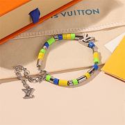 Kitlife Louis Vuitton Metal Resin LV Sunrise Bead Bracelet Multicolor - 4